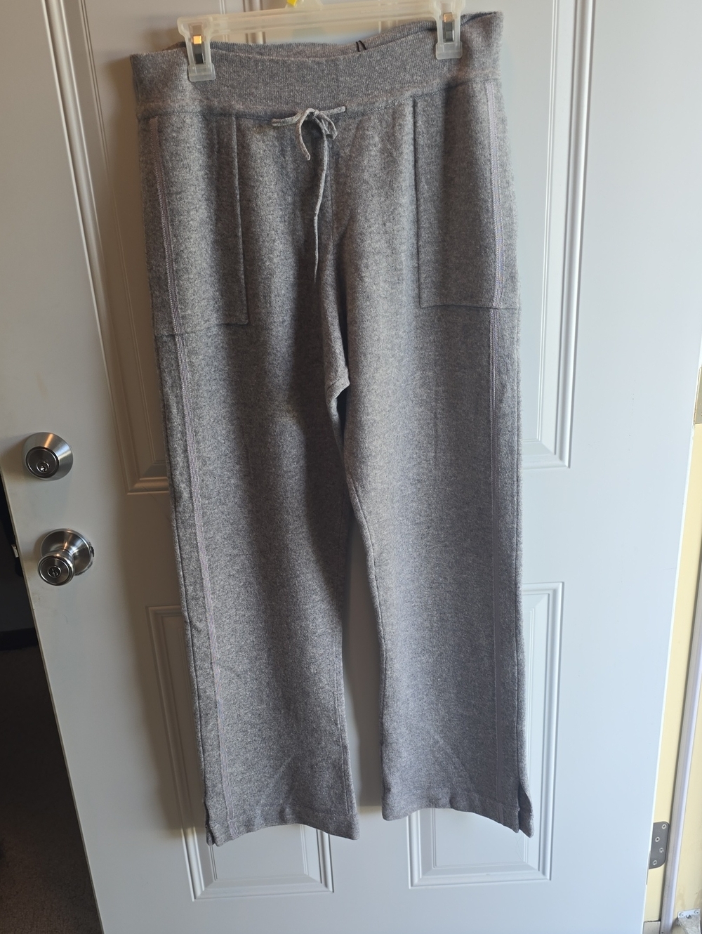 The Kooples Grey Knit Drawstring Joggers